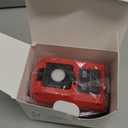 220W Power Inverter Compatible with Milwaukee 18V Battery, DC 18V to AC 110V Battery Inverter, Power Station Generator with 1 AC Outlet, 2 USB Ports & 1 Type-C Fast Charging, 400LM LED Work Light (Red)