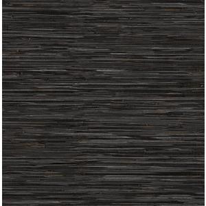 NuWallpaper Black Grassweave Peel and Stick Wallpaper, Textured Removable Wallpaper, Renter-Friendly, 20.5 in x 18 ft