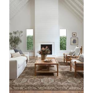 Loloi Amber Lewis Billie Collection, Clay & Sage 6'-0" x 9'-0" Area Rug  Antique & Distressed Accent Rugs for Living Room, Bedroom, Entryway & Hallway, No Shed High Traffic Area Home Decor Rug