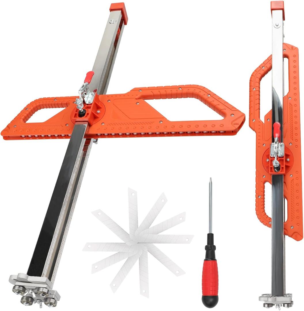 New Drywall Cutting Tool, Plasterboard Cutter 1.5-60cm Cutting Range, Stainless Steel Gypsum Board Cutting Tool for Wall, Build, Decoration