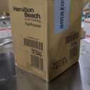 Hamilton Beach Stack & Snap Food Processor and Vegetable Chopper, BPA Free, Stainless Steel Blades, 12 Cup Bowl, 2-Speed 450 Watt Motor, Black (70725A)