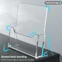Acrylic Brochure Holder 8.5 x 11 inch 6 Pack, Flyer Holders Display Stand