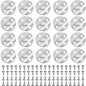 20Pcs Servo Horn Metal Aluminum 25T Silvery Servo Disc for Robot Mechanical Claw Rc Car Helicopter Mg945 Mg995 Mg996