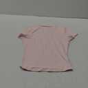 AUTOMET Women's Short Sleeve T Shirts Basic Summer 2025 Workout Tops Crew Neck Gym Crop Tops Trendy Y2K Clothes Light Pink M