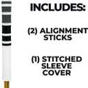 Callaway Heritage Wood Golf Alignment Sticks With Cover Wood One Size