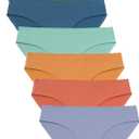 Wealurre Seamless Underwear Invisible Bikini No Show Nylon Spandex Women Panties S