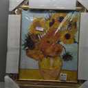 DECORARTS Vincent Van Gogh Wall Art Framed, Twelve Sunflowers, 30x26''
