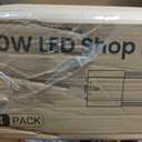 ALUSSO LED Shop Lights 4FT for Garage, 4800LM Super Bright, Adjustable 2700K 3000K 4000K 5000K 6500K, 120V, Warm to Cool Daylight Linkable Shop Lights for Workshop/Basement, ETL Listed, 4 Pack