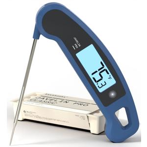 PRO Classic Ultra-Fast 2-Second Professional Digital Instant Read Meat Thermometer for Grill and Cooking, Auto-Rotating Backlit Display, IP65 Water Resistant, NSF Certified – Maize