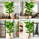 Tall Artificial Banana Tree Big Faux Tropical Bananas Trees Indoor Outdoor Realistic Floor Plant Large Fake Plants for House Home Living Room Office Front Porch Decor Outside Patio para decoracion