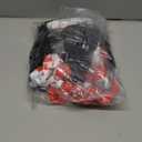 DIIQII Girls Scary Clown Costume: Black and White Bloody Jester Dress with Headband Leggings for Halloween Creepy Dress Up, Size Medium