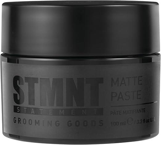 STMNT Grooming Goods Matte Paste 3.38 oz | All Day Strong Hold & High Volume | Hair Clay Paste For Men | NonGreasy Formula | Texture Paste for Hair | Ideal for Dry & Damp Hair | Mens Hair Styling