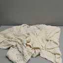 DEMDACO One Size Soft Knit Giving Shawl Wrap, (Cream)