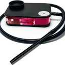 Hookah Box  Portable Hookah Set for Travel, Complete Shisha Kit with LED Lights & Bag, Perfect for Any AdventureBlack
