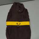 Yternal Adjustable Dog Sweater - Puppy Fleece Vest for Winter,Dog Thunder Jacket Sleeveless with Reflective Trim,Cold Weather Coat Cozy Windproof Layer for Small Pets Girls or Boys Brown S