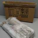 MaxSmeo Narrow Side Table, Small End Table with 3-Tier Open Shelf, Slim Bedside Table Nightstand for Small Spaces, Bedroom, Living Room (Rustic Walnut)