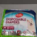 Simple Solution Dog Diapers Female, Dog Diapers, Potty Training, Super Absorbent, Breathable, Wetness Indicator for Urination, 22-37 Inch Waist, (XXL, 30ct)