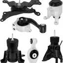 6PCS Engine Motor & Transmission Mount Set Compatible with Nissan Murano 2009-2014 3.5L V6 Engine AWD, Front Right Motor Upper Torque Strut Mount A7394 112703JA0B A7391HY A4365HY A4373 A7363 A7372
