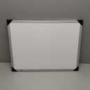 VIZ-PRO Magnetic Dry Erase Board, 24 X 18 Inches, Silver Aluminium Frame