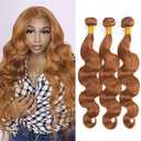 Labamiya Human Hair Bundles 22 24 26 Inch Body Wave 30 Color Light Brown Bundles Human Hair 11A Brazilian Virgin Quick Weave Hair for Black Women