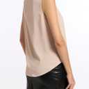 Womens Chiffon Tank Tops Crewneck Sleeveless Blouses Summer Tops Work Shirt