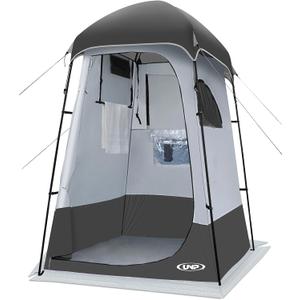 Shower Tent, Outdoor Camping Privacy Shelter-Dressing Changing Room-Portable Toilet Tent for Hiking Sun Shelter Picnic Fishing (Black)