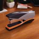 Swingline Stapler, 40 Sheet Capacity, Optima 40, Jam Free, Reduced Effort, Soft Grip, Metal, Orange and Gray