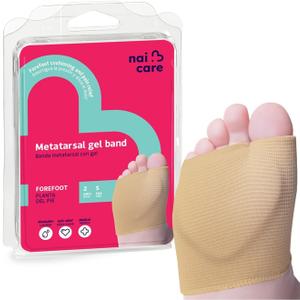 2 Gel Metatarsal Pads | Metatarsal Band Relieves Pain and Protects Plantar Area | Enhanced Comfort & Callus Prevention. Size Small: USA Woman 5.5-9, USA Men 6-7. Made in Spain, EU