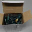 PREXTEX 100 Count Clear Christmas Lights 20 ft Ultra Bright String Lights with Green Wire for Indoor and Outdoor Use, Christmas Trees, Holidays, Patios and Garden, Clear 