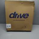 Drive Medical 11148-1 Folding Steel Bedside Commode Chair, Portable Toilet, Supports Individuals Weighing Up To 350 Lbs, with 7.5 Qt. Bucket and 13.5 Inch Seat, Grey