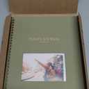 Nook Theory Personalized Travel Journal for Women, Men - Linen Travelers Notebook, Adventure Book with Prompts, Perfect for Travel Gifts (Burnt Orange)