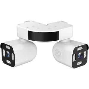 Dual Lens WiFi Outdoor Cameras For Home Security, 2.5K/5MP House Cameras With Audio And Video, PTZ Security Cameras Wireless Outdoor With Auto Tracking, Outdoor Camera Wired Support Color Night Vision