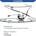 Obaee Front Side Power Window Regulator & Motor Assembly Compatible with Ford F-150 2004-2008 (Extended Cab Only) (Front Left Driver Side)