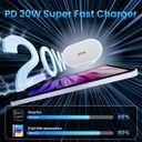 2Pack 20W USB C Charger for iPad Pro 13/12.9/11 inch, iPad A16/10th Generation, iPad Air 11/13 inch/5th/4th, iPad mini 6th/7th, iPad Charger Fast Charging Block with 6.6ft USB C to C Charger Cable
