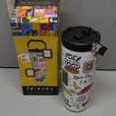 Get Trend Friends Tumbler with Straw 30oz Kids Teens Adults Insulated Cup with Lid Handle Travel Mug Cups with Lids for Office Gifts (White Friends)