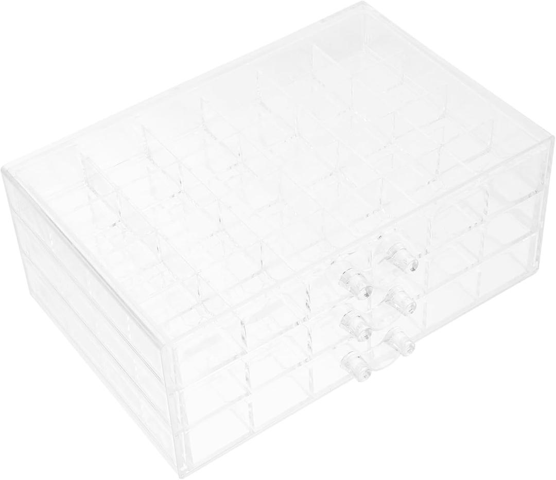 Acrylic Earring Storage Box Jewelry Organizer for Personal and Commercial Use Transparent Display Case with Sealed Design to Protect Accessories Space-saving Compact Jewelry