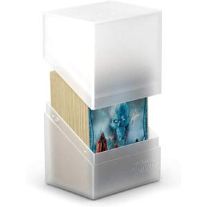 Ultimate Guard Boulder 80+ Classic, Deck Case for 80 Double-Sleeved TCG Cards, Frosted, Secure & Durable Storage for Trading Card Games, Soft-Touch Finish