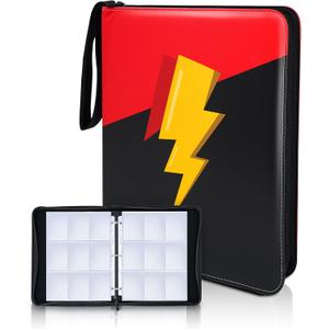 Neato Tek Waterproof 9-Pocket Trading Card Binder: 720 Pockets for Gaming Cards, Yugioh, Sports