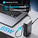12 Ports Aluminum Alloy 380W Charging Station Fast USB C Charger Block 65W Laptop GaN Charger for MacBook Pro/Air/iPad Pro/iPhone (Gray)