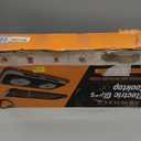 AEWHALE Electric Glass Cooktop 2 Burners with Removable Griddle Pan Non-stick,1800W Electric Hot Plate with Sensor Touch for Adjustable Temperature/Time