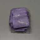 20Pcs Burlap Bags with Drawstring 2.7 x 3.5 inch, Linen Small Party Favor Gift Bags Jewelry Pouches Sachet Sacks for Wedding, DIY Craft (Light Purple)