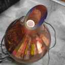 Porseme 280ml Essential Oil Diffuser, 3D Glass Aromatherapy Diffusor, Ultrasonic Cool Mist BPA Free Aroma Humidifier with Timer and Color Changing Function, Waterless Shut-Off for Home Office Room