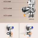 Dog Shower Attachment, Pet Shower Set with 9.84ft Hose, 3-mode Handheld Dog Shower Head, Pet Shower Attachment, No Drill Hook, Pet Bathing Tool (White)