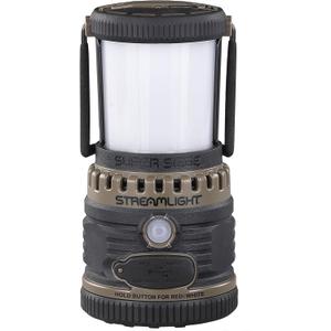 Streamlight 44947 Super Siege 1100-Lumen Rechargeable Lantern with 120-Volt AC Charger, Coyote (Rechargable)