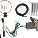 Dasbecan 56327 4-Way Trailer Hitch Wiring Harness Kit Compatible with Ford Transit-150, Transit-250, Transit-350, E-Transit 2015-2024 4-pin