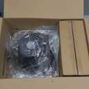 ELYONA 2 Pack Hammered Pendant Lights, 10.2” Industrial Metal Solid Wood Hanging Lamp, Modern Island Pendant Light Fixtures for Kitchen Bar, Farmhouse Dining Room, Bedroom, Living Room, Office, Black