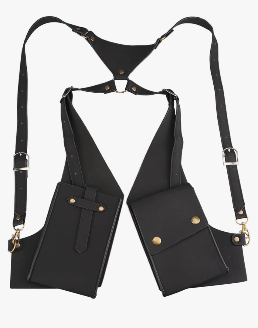 Neween Upgraded Anti-Theft Hidden Underarm Strap Wallet Pocket Holster Phone Shoulder Holster Bag Leisure Double Shoulder Pouch