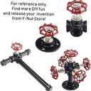 4 Pack DN15(1/2-inch） Malleable Iron Pipe Fittings for DIY, (75cm/30in) Industrial Steampunk Electrophoresis Threaded Pipe