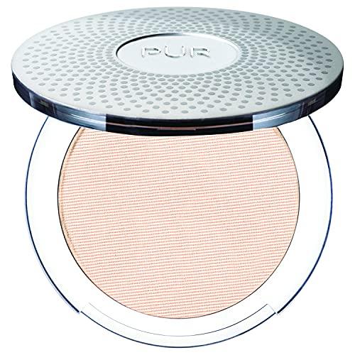 PUR Beauty 4-in-1 Pressed Mineral Makeup Powder Foundation with SPF 15 - Concealer & Finishing Compact Pressed Powder for Face - Buildable Medium to Full Coverage Foundation Powder (Fair Ivory)