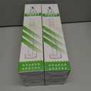 2 x 8 Pcs Shrimp Feeding Tube and Dish,Clear l Glass Fish Feeder Tube Tray for Plant Holder for Aquarium,Fish Tank Feeding Tray (8 inch)